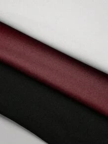 EMERY ROSE 大码休闲V领运动三件套背心套装 - 彩色 - 查看 6