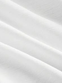 SHEIN MOD 女式露背褶饰蝴蝶结摆裙，白色派对女装，新年晚会服装，化妆舞会礼服，生日女装，性感白色连衣裙，蝴蝶结连衣裙，新年公主女装 - 白色 - 查看 4