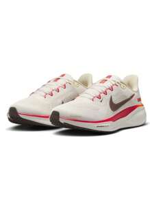 Nike 女士 Air Zoom Pegasus 41 休闲运动鞋，适合日常穿着 - 白色和紅色 - 查看 2