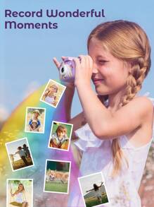 Kids Camera With 64G Memory Card, 1080P HD, 48MP With Video, Kids Birthday Gift, Kids Selfie Camera, Kids Holiday Birthday Gift, Suitable Birthday Gift For Boys/Girls,Toys,Gift For Kids,Gift For Girl