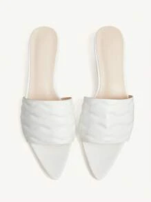 CUCCOO CHICEST Pre-Pointed Toe Stilettos High Heel Sandals For Women, Versatile - White - View 9