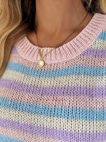 Easowa 女式无袖彩色针织背心