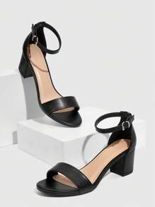 CUCCOO BIZCHIC Woman Shoes Stylish Black High Heel Sandals For Summer Graduation Heels Prom Heels Vacation Shoes Summer Elegant Basics Business Casual Business Chic Spring Shoes Spring Break Easter