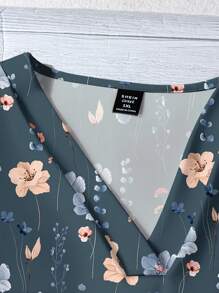 EMERY ROSE 大码休闲花卉印花衬衫，适合夏季 - 彩色 - 查看 3