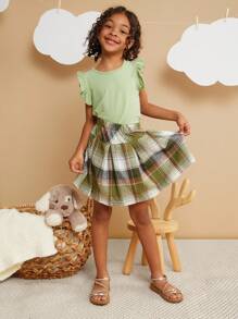 Mini mi 女童水钻系带露趾栗色凉鞋 - 时尚、闪亮、舒适的公主凉鞋 - 棕色 - 查看 4