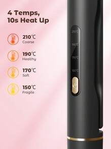 Teckwe 高效省时的平板直发器 - 黑色 - 查看 3