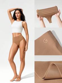 GLOWMODE 2条装轻薄透气吸汗高腰无痕隐形丁字裤日常休闲运动