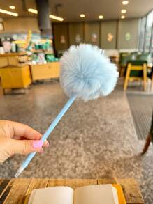 1 件/4 件，塑料毛球笔卡通可爱学生手账笔少女心学校婚礼礼物笔，适合，返校，学校用品，卡哇伊文具，学校颜色，文具，书写笔返校 - 彩色 - 查看 10