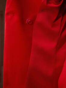 MOTF Classy BLAZER ESTRUCTURADO DE UN SOLO BOTÓN - Rojo - Ver 6