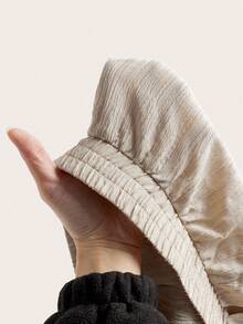 SHEIN Essnce Plus Women's Summer Vacation Business Casual Woman Office New Style Fashion Casual Commuting Vacation Light Breathable Comfortable 3 Pieces Loose Wide-Leg Pants, Seaside Pants - Khaki - View 16