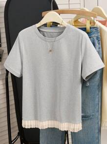 INAWLY T-shirt élégant à franges pour femme, nouvelle édition été