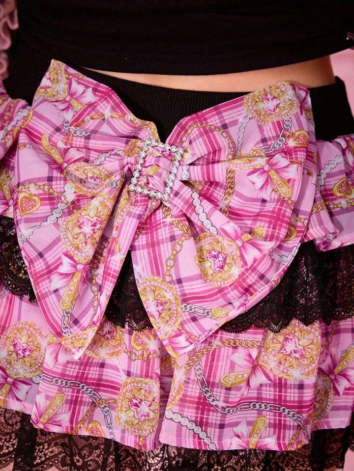 Our J-Fashion Y2K Gyaru Hime Gyaru Cake Style Mini Skirt is such a