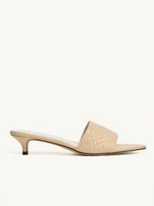 CUCCOO CHICEST Sandalias de tacón de aguja y tacón alto versátiles para damas - Albaricoque - Ver 7