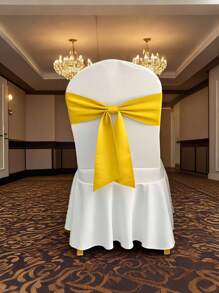 10 件缎带椅子腰带装饰蝴蝶结丝带适用于婚礼派对仪式接待活动家居厨房装饰 - 彩色 - 查看 4