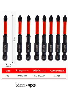 Screwdriver With Anti Slip And Impact Resistant Screwdriver Bits,Tool Accessories - Black - View 15