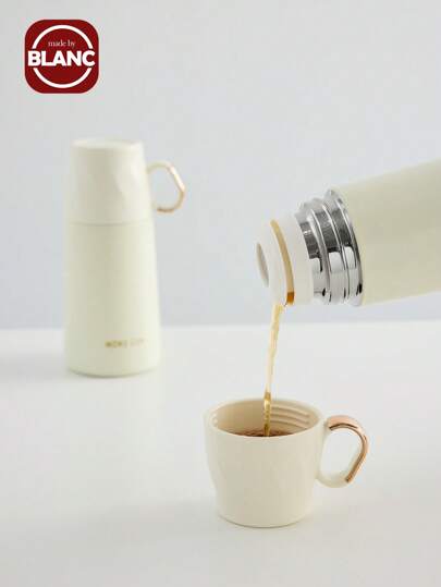 1 件不锈钢杯，带礼品盒，防漏双层保温水瓶，可保持饮料冷热数小时，适合骑自行车、徒步旅行、办公室或汽车、学校、派对、露营、旅行配件