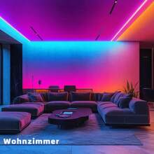 1PC 1M 2M 3M 4M 5M 10M 15M 20M RGB LED Strip Lights & Remote Control – Color Changing Lighting For Bedroom, Party, And Holiday Decor, USB Powered, Multi-Color Display, Perfect For Home Theater Or Festive Ambiance, Christmas Decor - White - View 7