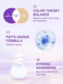 Slow Sunday Purple 牙齿美白贴，去除烟渍、咖啡渍、茶渍，保持口腔洁净亮白