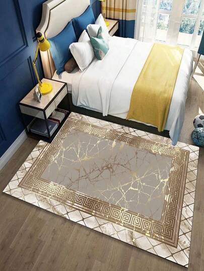 Luxe Indoor ative Rugs, Crystal Fluwelen Material Carpets Living Room, Sofa, Bedroom, Bedside Anti Slip Mat, Dining Room Kitchen, Office Stoel Pad, Entryway Outdoor Picnic Camping Blanket view 2