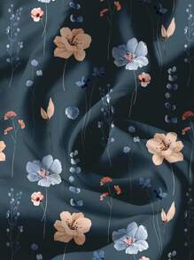 EMERY ROSE 大码休闲花卉印花衬衫，适合夏季 - 彩色 - 查看 5