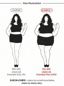 SHEIN CURVE+ Curve 大码/秋装/秋季女装/女士冬装/冬装大码女士休闲简约别致金属扣背心，杏金色纽扣，适合通勤、工作、上学季节、新年 - 黑色 - 查看 3