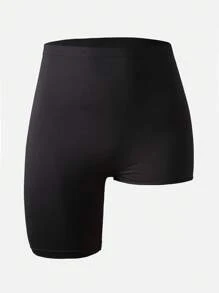 SuitURBody 1 件女式加大码无缝腰部收紧提升不对称塑身短裤