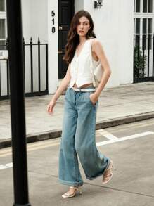 CUCCOO BIZCHIC Woman Shoes White High Heel Sandals Wedding Shoes For Summer Graduation Heels Prom Heels Vacation Shoes Summer Elegant Basics Business Casual Business Chic Spring Shoes Spring Break Easter For Christmas - White - View 2