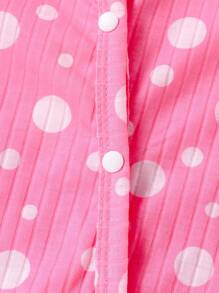 SHEIN 3件套新生儿可爱柔软全印花按扣连体衣秋冬装