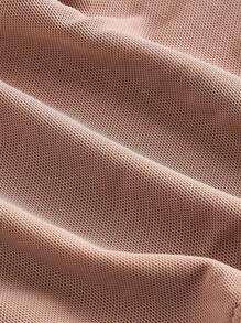 SHEIN MOD Áo cổ yếm ren viền bèo nhún màu hồng bụi lãng mạn và hoa 3D cho nữ mùa hè gợi cảm cho buổi hòa nhạc - Bụi hồng - Xem 4