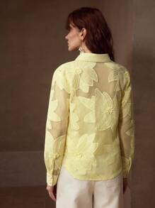 MOTF PREMIUM 透明衬衫贴花 - 黃色 - 查看 3
