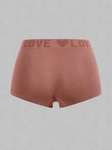 Snug Zone Bộ 7 quần lót liền mạch cho nữ, họa tiết tình yêu lãng mạn nhiều màu, bộ đồ lót thoáng khí thoải mái - Nhiều màu - Xem 7