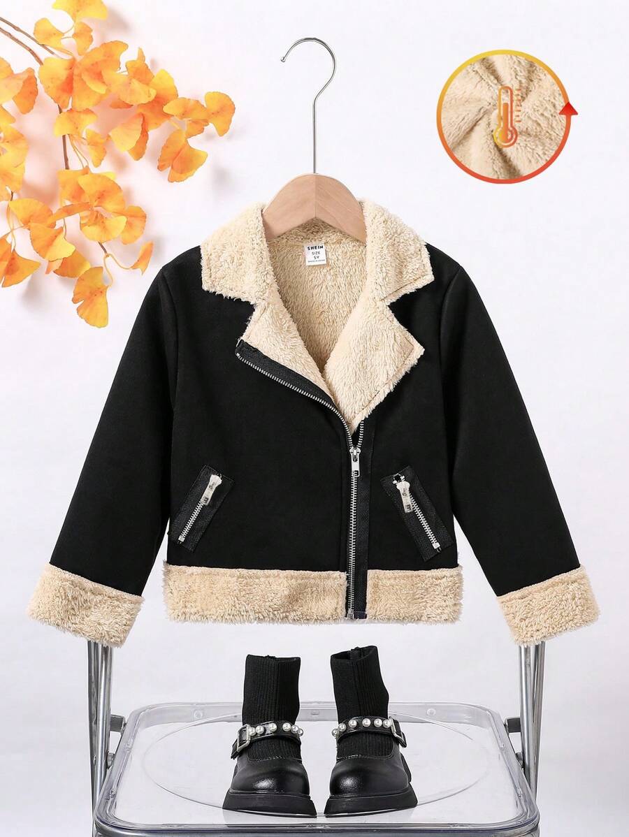 Kurtka dziewczęca Tween, ciepła, polarowa, rozpinana, ze stójką, jesień/zima