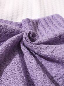 SHEIN Newborn HELLO Letter Embroidered Outfit Set, Infant Tops, Bottoms, Hat, Baby Photography Clothes For 1 Month To 100 Days Old, Unisex Fall Winter - Multicolor - View 6