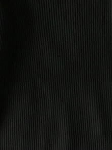SHEIN LMoss Kids LMoss 女婴秋冬可爱纯色简约荷叶边长袖毛衣黑色上衣女婴黑色长袖上衣女婴黑色上衣女婴荷叶边上衣黑色女婴衬衫黑色荷叶边上衣女婴黑色衬衫女婴黑色长袖衬衫女婴黑色针织衫黑色女婴秋季上衣 - 黑色 - 查看 7