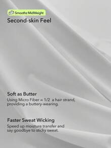 OutZeal 女士运动T恤 健身运动服 速干柔软网眼紧身短袖上衣 - 淺灰色 - 查看 5