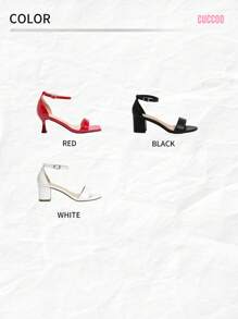 CUCCOO BIZCHIC Woman Shoes Stylish Black High Heel Sandals For Summer Graduation Heels Prom Heels Vacation Shoes Summer Elegant Basics Business Casual Business Chic Spring Shoes Spring Break Easter