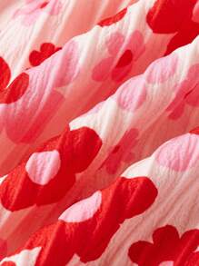 Maija Kids Maija Kids 年轻女孩花卉图案宽松休闲连衣裙 - 彩色 - 查看 5