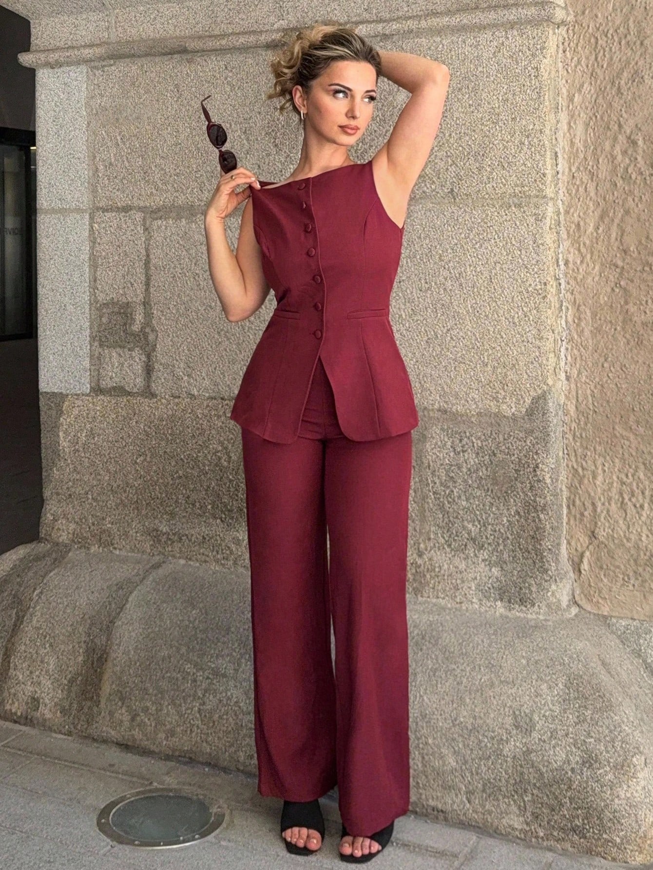 Jeta Ari بدلة رياضية أنيقة للنساء مكونة من سترة أح...