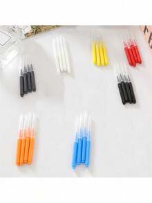 SHEIN 50 件深层清洁牙间刷不锈钢丝配尼龙刷毛，非常适合牙齿和牙缝，口腔卫生必需品 - 彩色 - 查看 6