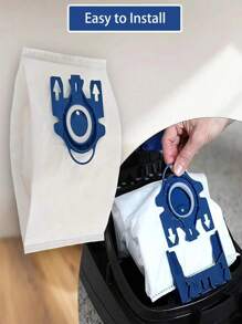 5/10pcs Dust Bags Compatible With Miele C1 C2 C3 C5 S Series Vacuum Cleaner - White - View 8