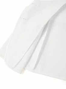 Ellevyn Completo elegante da donna con top a collo alla coreana a contrasto di colore e pantaloni a gamba ampia con tasche, set di abbigliamento primaverile, autunnale e invernale, adatto per l'ufficio e il casual business per donne