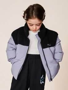 DAZY Girls Padded Coat, Fall - Purple - View 4