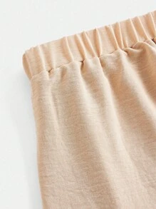 Firerie Kids Firerie Kids 2pcs Tween Girls Casual Blazer Vest And Wide Leg Pants Suit, Loose And Comfortable For Daily Commute