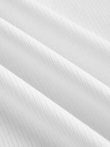 Slaydiva Áo thun ngắn tay màu trơn cỡ lớn năm 2025, áo trắng mùa hè cho nữ, áo kiểu gợi cảm mùa đông cho nữ. - trắng - Xem 5