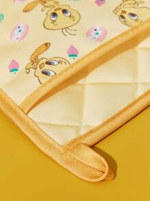 LOONEY TUNES X SHEIN 马尔代夫 & Trilu 芯片印花耐热厨房烘焙配件，可选手套或隔热垫，烤箱适用，厚垫隔热