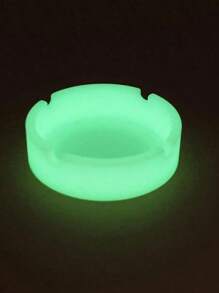 1pc Large Capacity Glow-In-The-Dark Silicone Ashtray For Home Use Boy Valentine Heart Women's Valentine