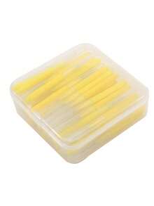 SHEIN 50 件深层清洁牙间刷不锈钢丝配尼龙刷毛，非常适合牙齿和牙缝，口腔卫生必需品 - 彩色 - 查看 8