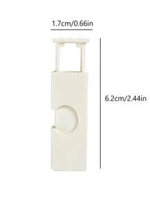 5PC零食袋面包袋夹防潮保鲜系列封口夹塑料弹簧袋封口夹奶粉袋封口夹家用 - 5Pcs - 查看 2