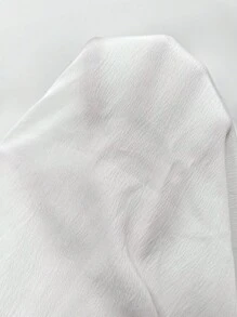 INAWLY Bộ 2 áo sơ mi và quần màu trơn thường ngày cho nữ, mùa thu - trắng - Xem 8