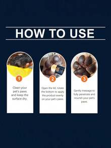 Pet Moisturizing Paw Cream Stick Paws And Soles Moisturizing Gentle Care To Improve Dry Paw Cream Stick - Orange - View 5